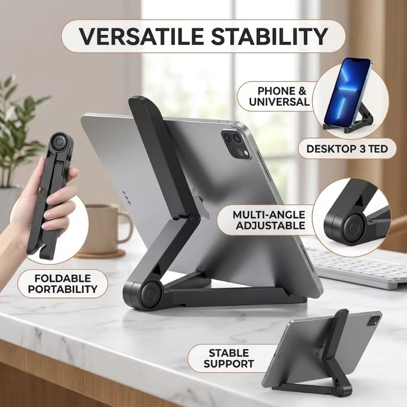 Samsung Tablet With Accessories - Penyangga Tablet Lipat Universal Untuk iPad