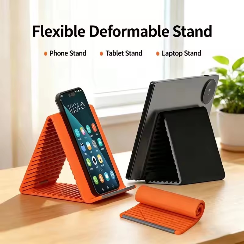 Essential Tablet Accessories - Penyangga Ponsel Portabel Silikon, Dudukan Tablet