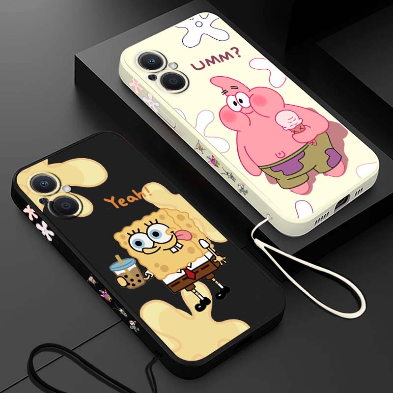 Oppo A78 - Casing HP Cairan Tali Karet Kiri