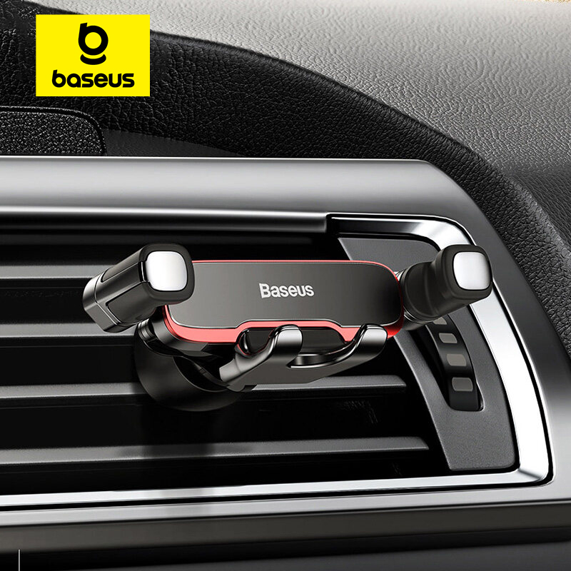 Accessories For Android Tablet - Baseus Dudukan Ponsel Mobil Gravitasi Logam