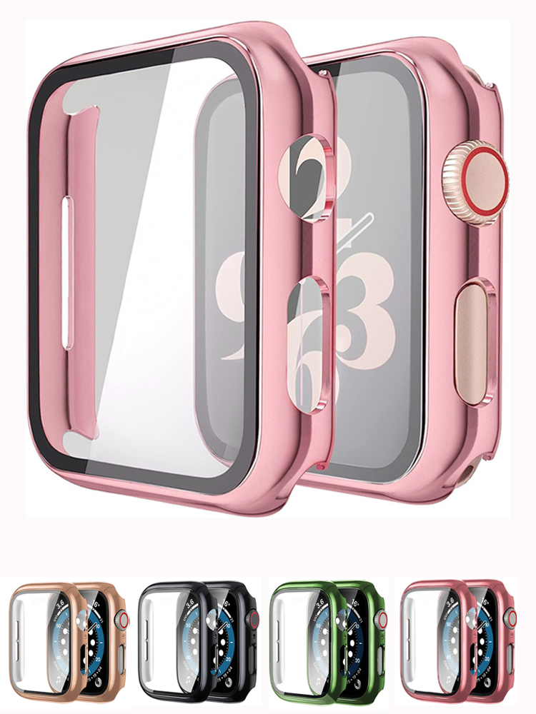 Tablet Accessories For Girls - Kaca + casing untuk Apple Watch