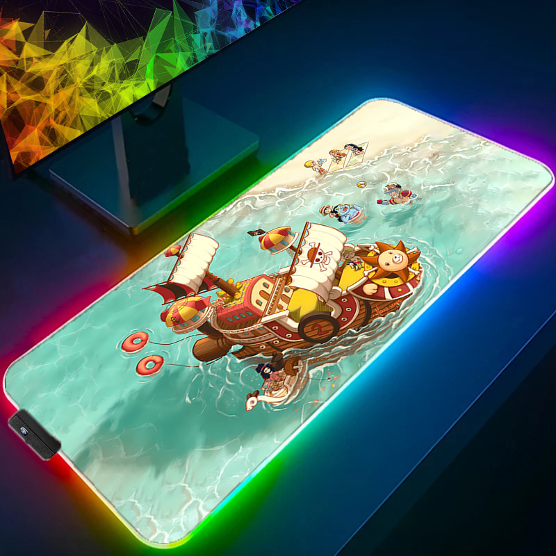 RGB LED Mouse Pad Meja Kantor  - Tablet Gaming Accessories ulasan dan harga