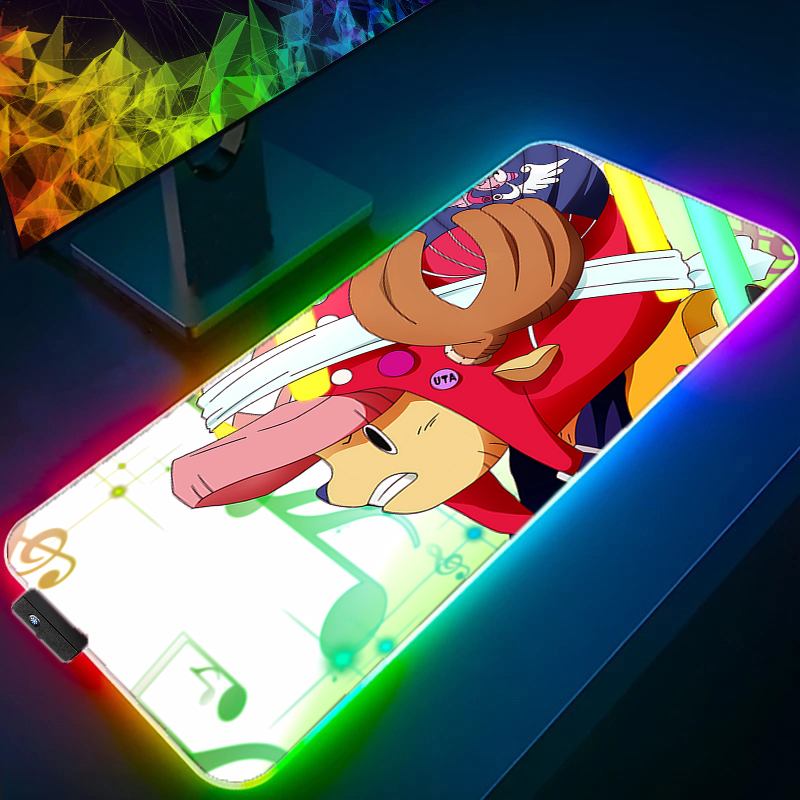 RGB LED Mouse Pad Meja Kantor  - Tablet Gaming Accessories ulasan dan harga
