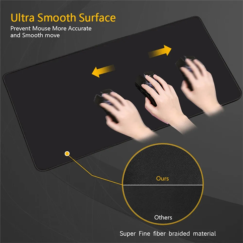 RGB LED Mouse Pad Meja Kantor  - Tablet Gaming Accessories ulasan dan harga