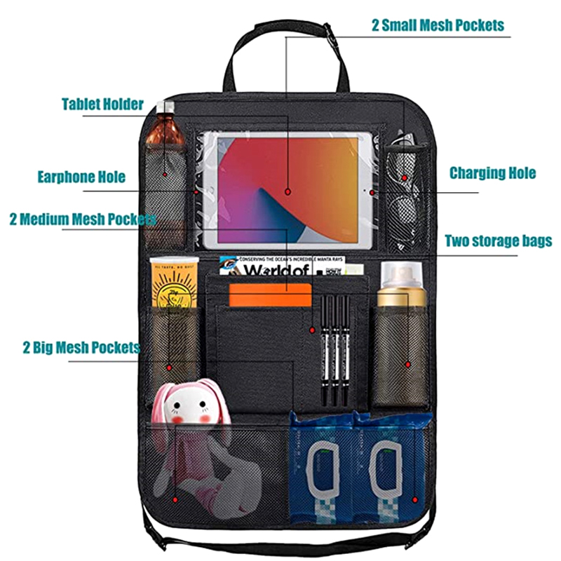 1 Buah Organizer Kursi Belakan - Tablet Cover Accessories ulasan dan harga