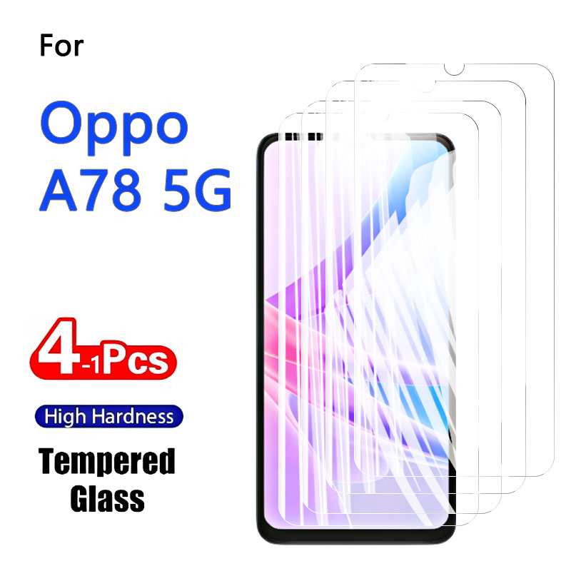 1-4 Buah Pelindung Layar untuk - Oppo A78 ulasan dan harga