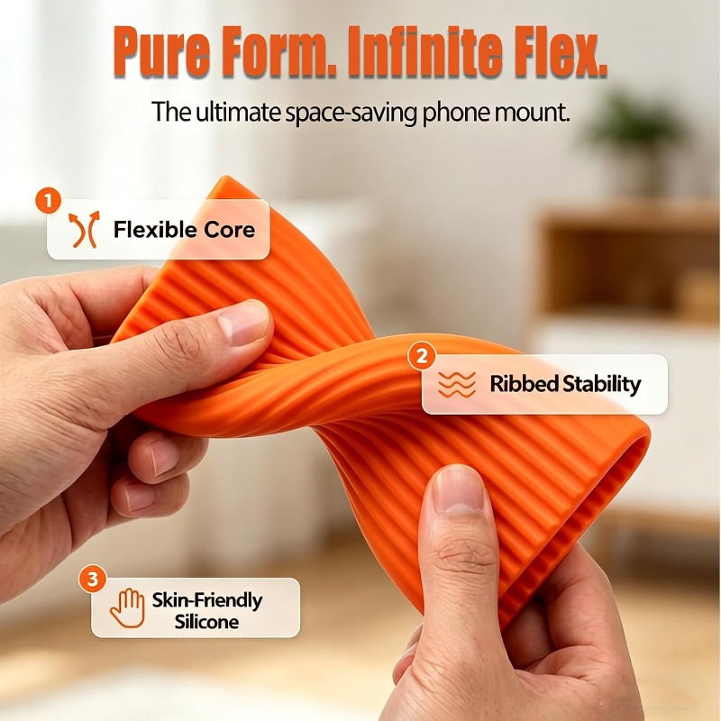 Penyangga Ponsel Silikon Lipat - Tablet Stand Adjustable ulasan dan harga