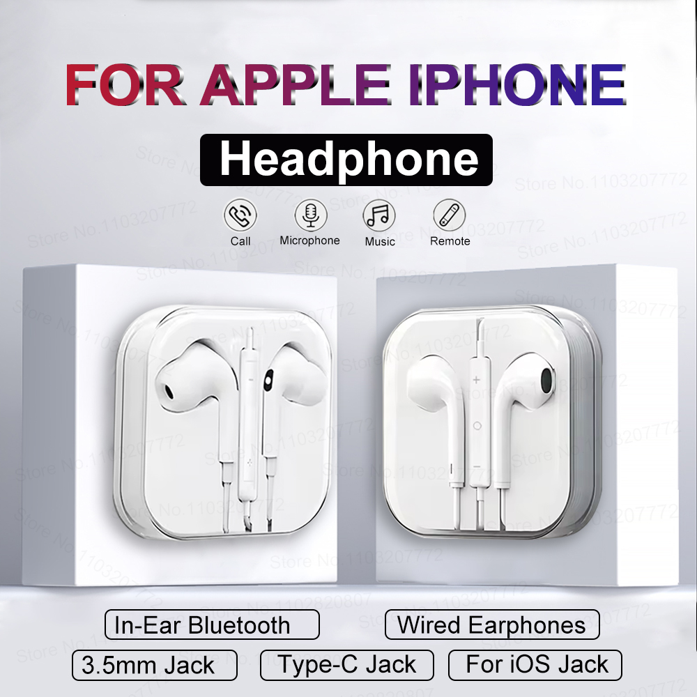 Headphone Apple Untuk iPhone 1 - Wired Earphone Lightning ulasan dan harga