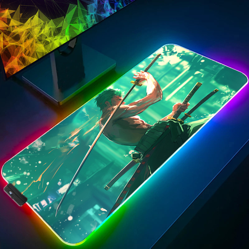 ONE PIECE Zoro Mouse Pad RGB A - Tablet Gaming Accessories ulasan dan harga