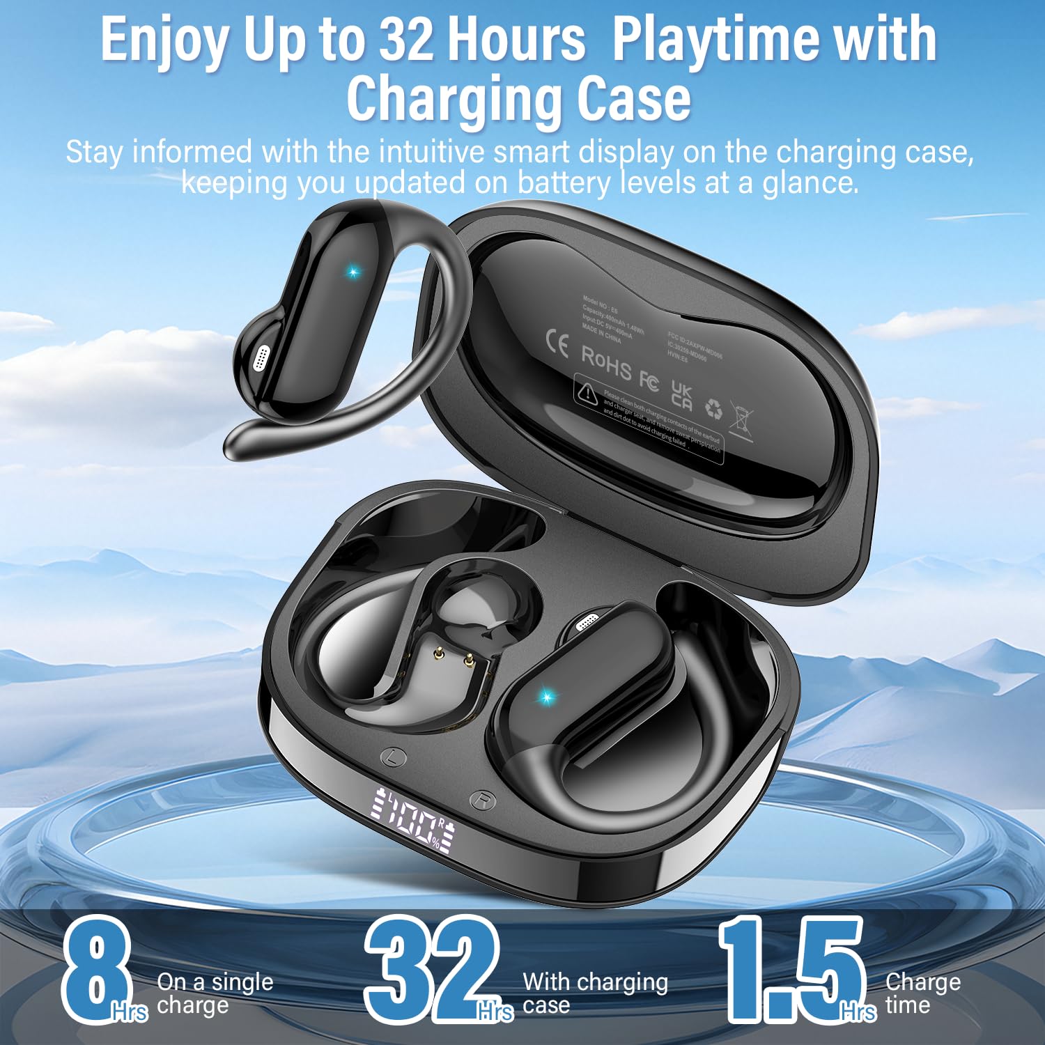 Earbud Open-Ear 2026 Bluetooth - Wired Earphone Lightning ulasan dan harga