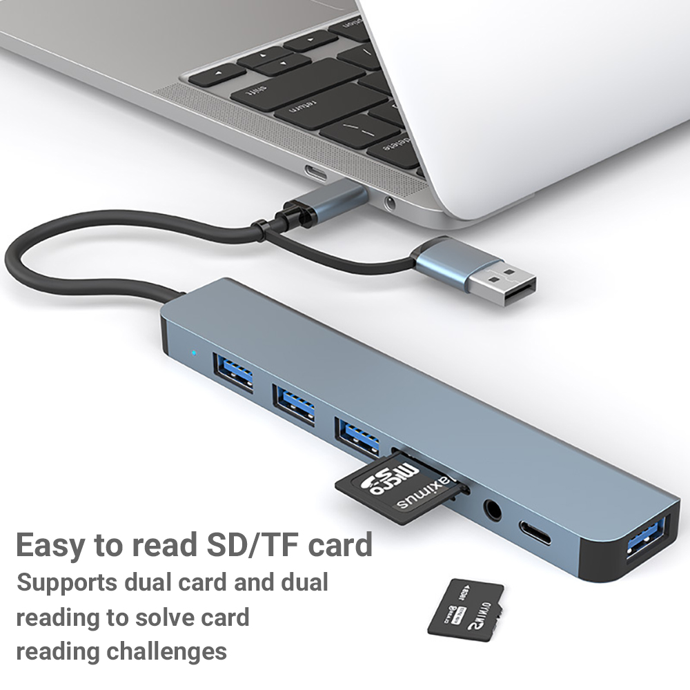 Stasiun Docking USB 9-in-1 Dua - Officeworks Tablet Accessories ulasan dan harga