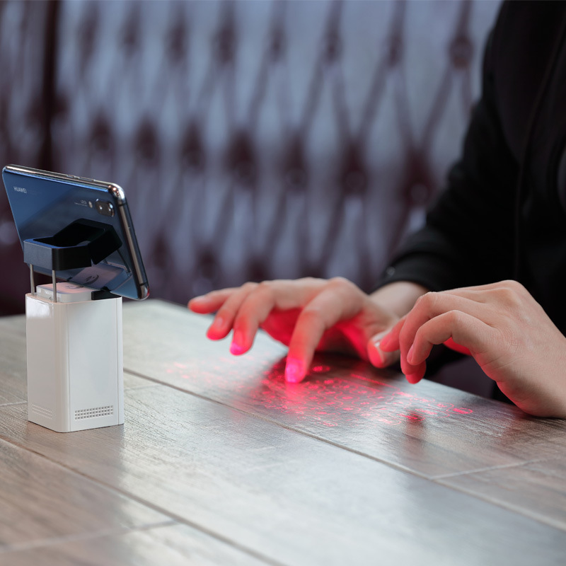 Proyeksi Laser Keyboard Virtua - Bluetooth Trackpad ulasan dan harga