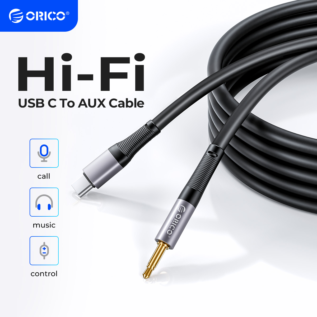ORICO USB C ke 3.5mm kabel Jac - Wired Earphone Lightning ulasan dan harga