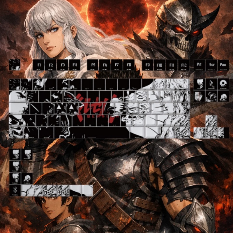 Tema BERSERK Anime Keycap 98 K - Tablet Gaming Accessories ulasan dan harga