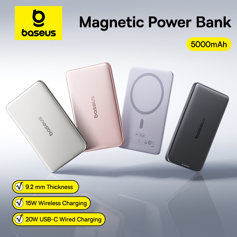Baseus 5000mAh Magnetic Power  - Accessories For Android Tablet ulasan dan harga