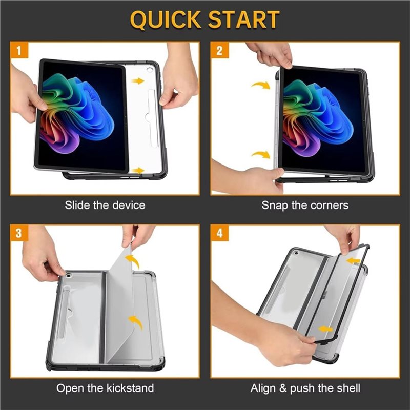 AT82-TPU Hard Flip Cover Case  - Microsoft Tablet Accessories ulasan dan harga